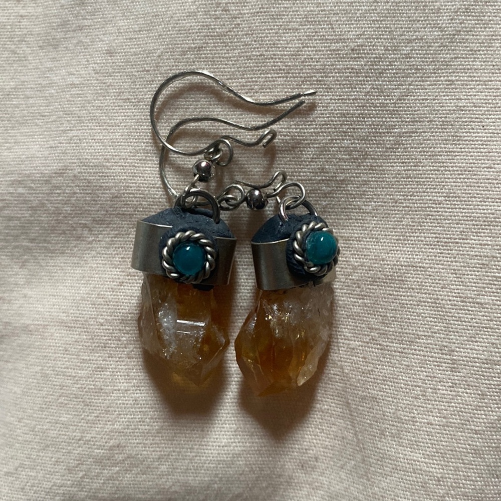 citrine earrings